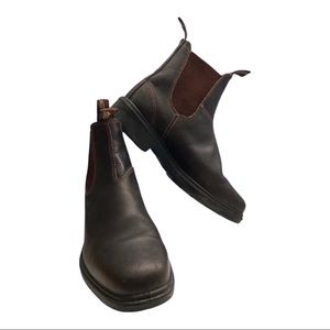 Blundstone brown leather boots w8